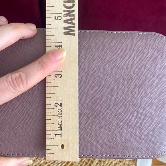 DKNY Bryant Medium Round Satchel, Tan & Mauve - Picture 10 of 14